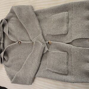 Cozy Knit Sweater Size:Large Grey